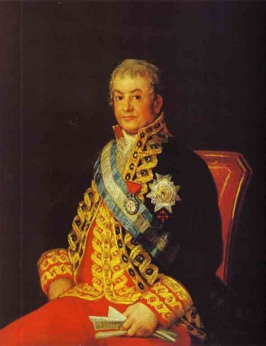 Francisco de Goya - Portrait of Jose Antonio, Marques Caballero Kepmesa.   ,  