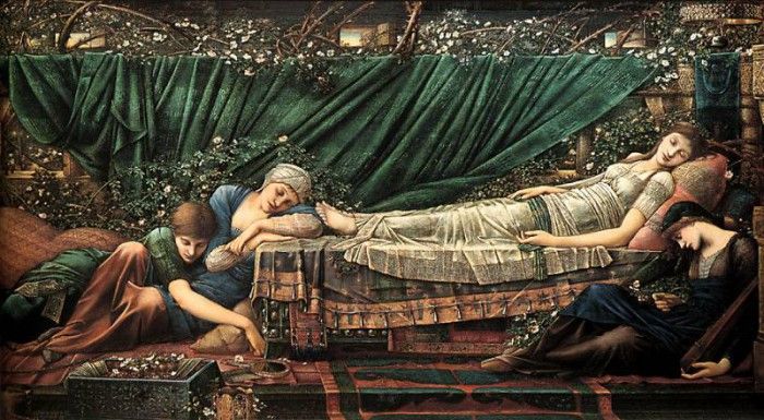ger-EdwardBurnJones-TheRoseBower. -   