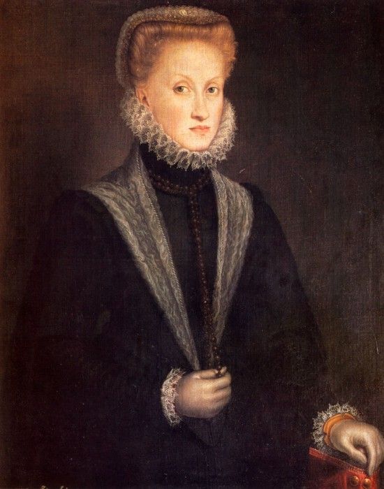 Anguisciola Sofonisba Anne Of Austria Queen Of Spain. Anguisciola, Sofonisha