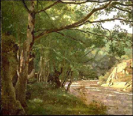 Corot Ravine in the Morvan, Near Lormes, 1860, High Museum o. , --