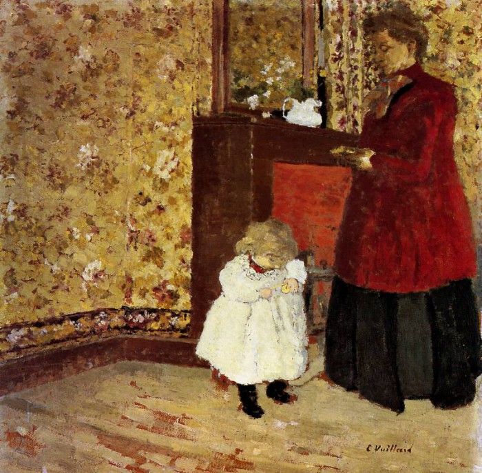 Vuillard Eduard Mre et enfant Sun. , 