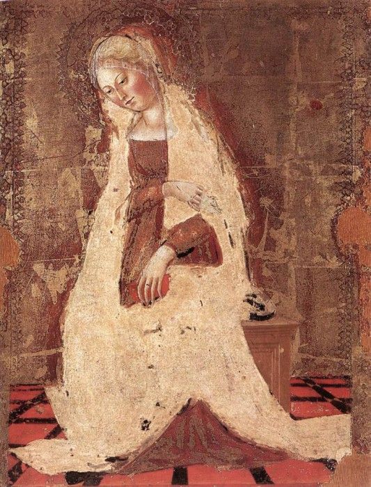 FRANCESCO DI GIORGIO MARTINI Madonna Annunciate.    