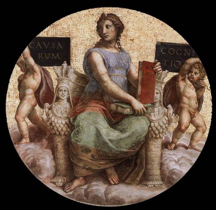Raphael The Stanza della Segnatura Philosophy. 