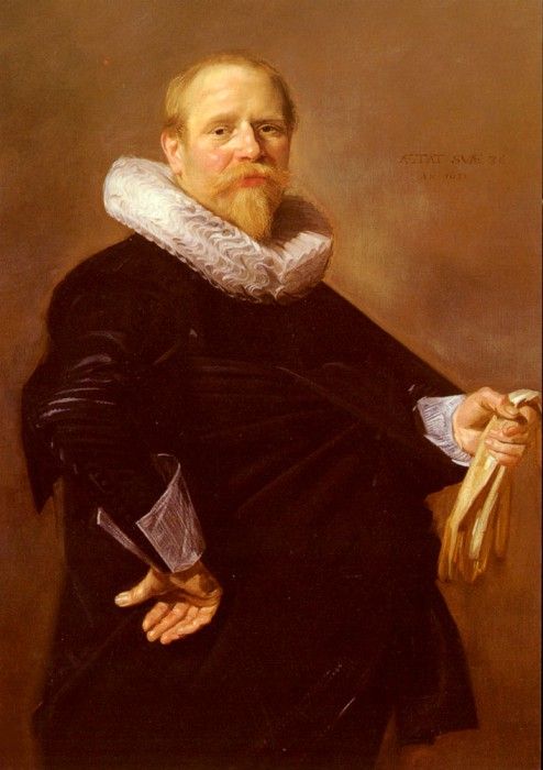 Hals Frans Portrait Of A Man. , 