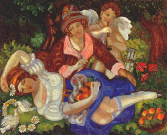 sudeikin allegorical scene 1910s. 