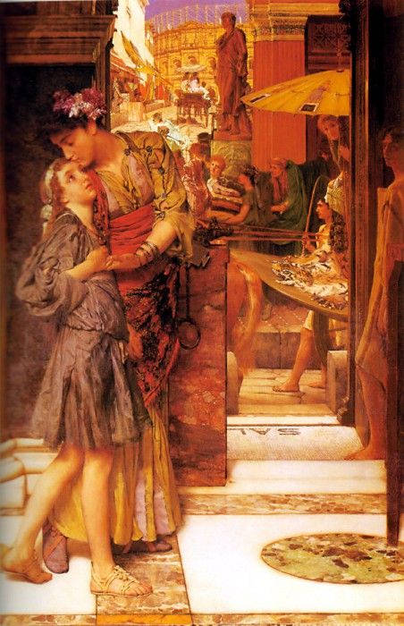 ger-Tadema-ThePartingKiss. ,  