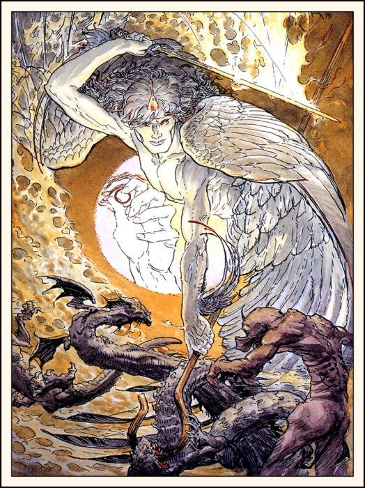 bs-fsf- Michael Kaluta- Phanuel Archangel Of Penance. Kaluta, �����