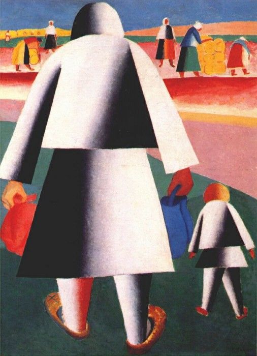 malevich to the harvest (marfa and vanka) c1927-9. , 