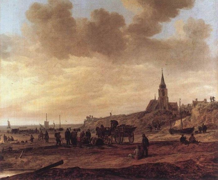 Goyen Jan van Beach at Scheveningen. ,  