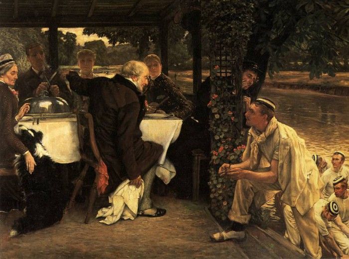 The Prodigal Son The Fatted Calf. Tissot Jacques Joseph