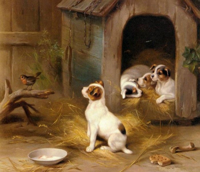 Hunt Edgar The Puppies. , 