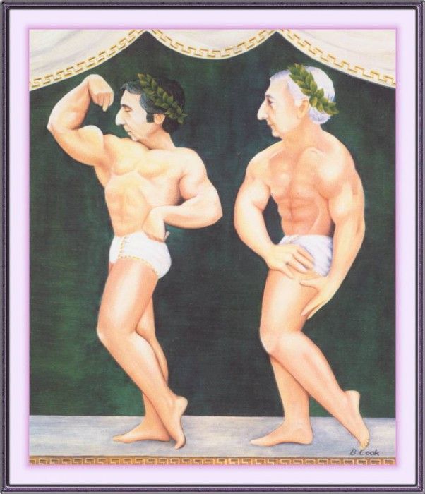 CookBeryl j29 Two Greek Gods-WeaSDC. , Beryl