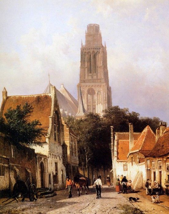 Springer Cornelis Church in Zaltbommel Sun. Springer, 