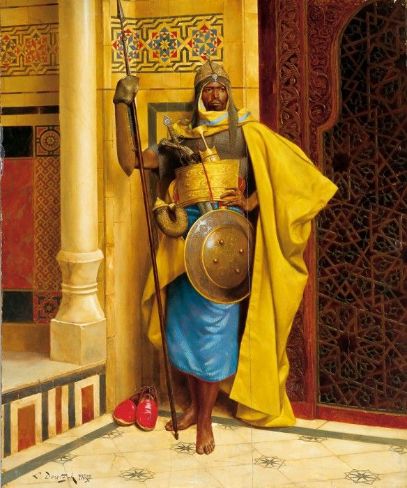   -    [The Nubian Palace Guard] 1892. Deutsch, 