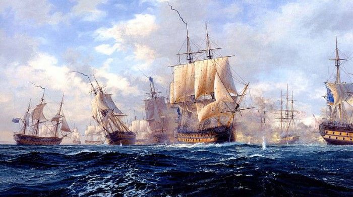 Jsd44 The Battle of Copenhagen 2 April 1801 JStevenDews sqs. ���, J ������