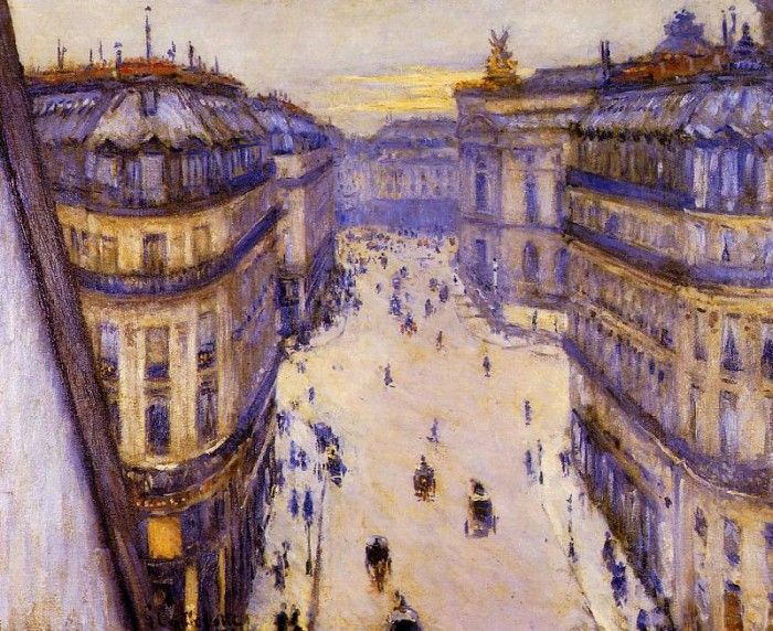 Caillebotte Gustave Rue Halevy Seen from the Sixth Floor. , 