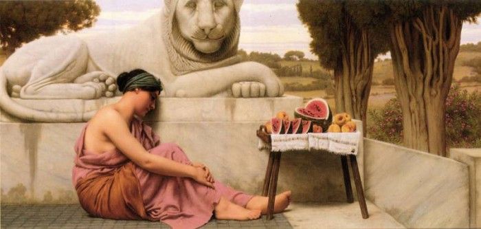 The Fruit Vendor. Годвард, Джон Уильям