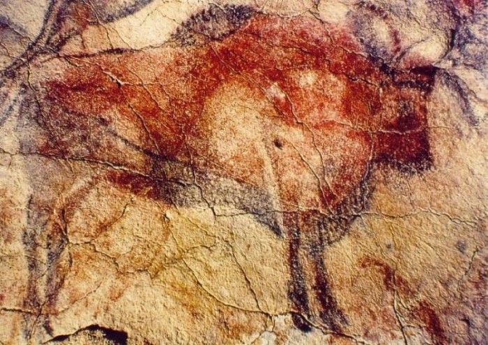 CAVE PAINTING - BISON, C 15,000-12,000 BC.  