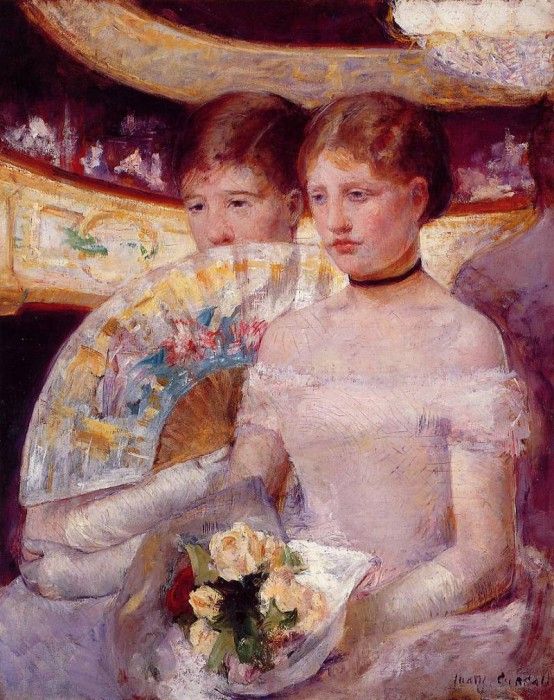 Cassatt Mary Two Women in a Theater Box.  