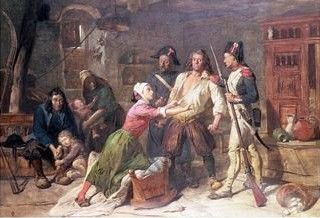 Arrest of a peasant royalist 1855. , 