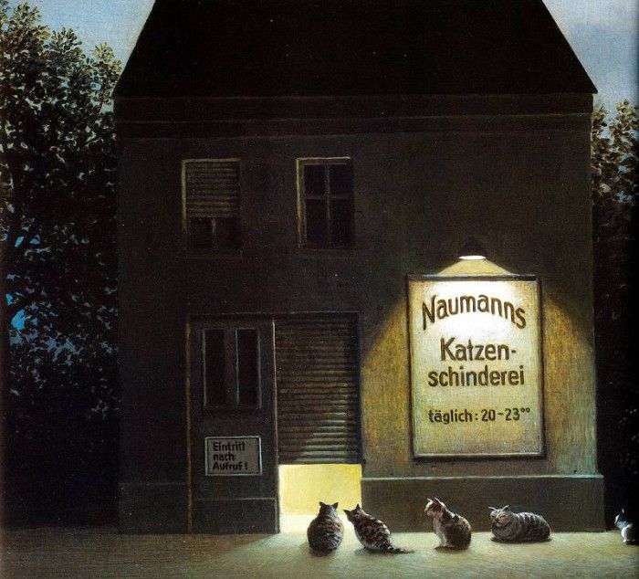 Sa47 Naumanns Cruelty Service for Cats [ Detail ] MichaelSowa sqs. , 