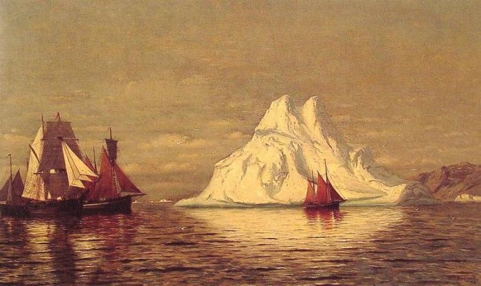 Ships and Iceberg. , 