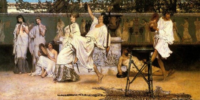 Alma Tadema Lawrence Bacchanale 1871. - 
