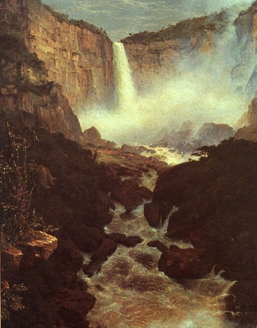 Church The Falls of Tequendama, 1854. , 