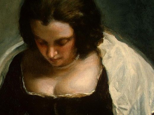 VELAZQUEZ THE NEEDLEWOMAN, C. 1640-1650 DETALJ 1 NGW. ,    