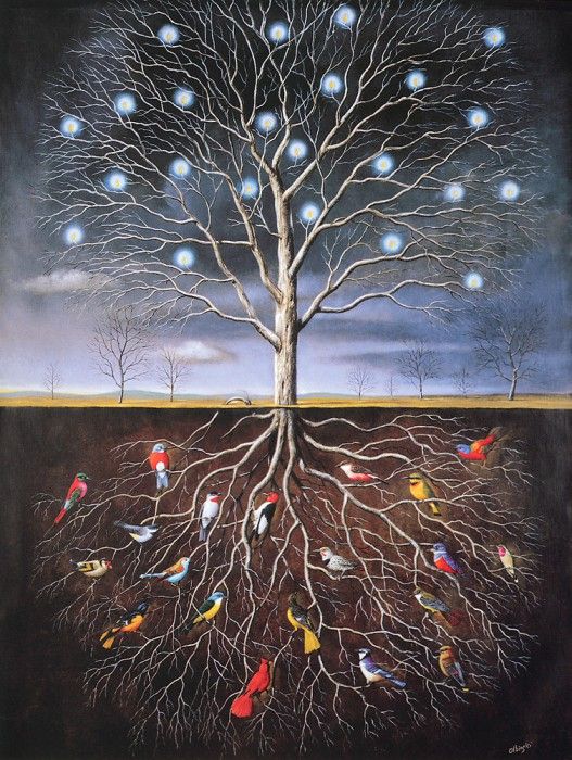 am-Rafal Olbinski Requiem for birds. Olbinski, 