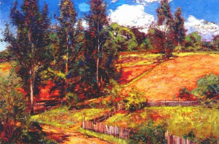 wendt summer hillside c1906. 