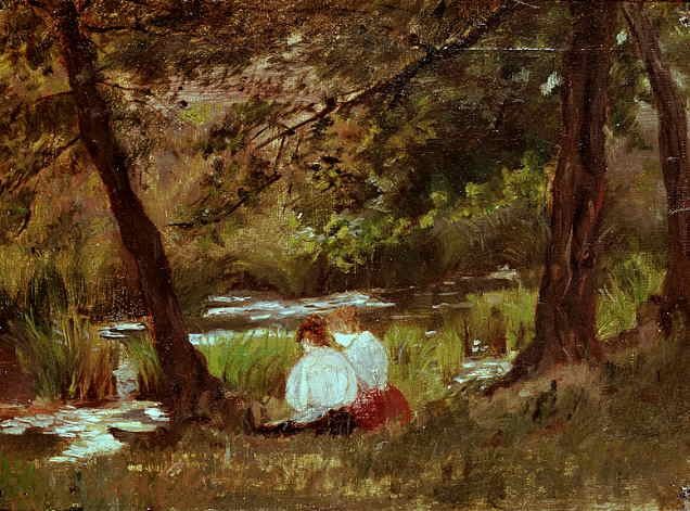 cassatt.woodland-stream.  