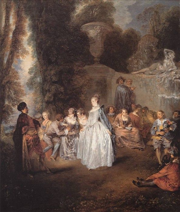 Watteau Les Fetes venitiennes. , -