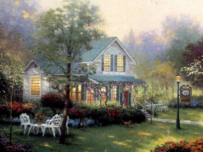 JLM-Thomas Kinkade-Village Inn.  