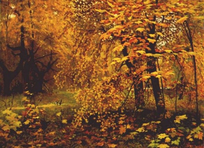 ostroukhov golden autumn c1887. 