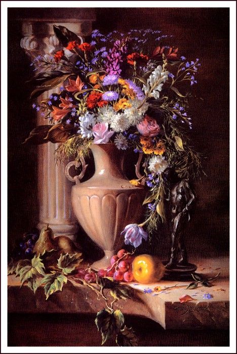 bs-flo- James M Sulkowski- Fresh Flowers And Fruit. ,  