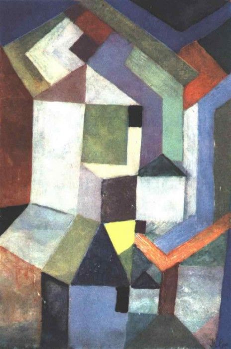 Klee Pious northern landscape, 1917, S. and C. Giedion-Welck. Клее, Павел