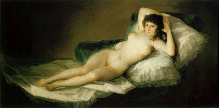Goya - The Nude Maja.   ,  