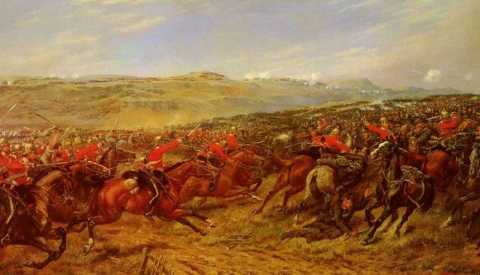Giles G D The Charge Of The Heavy Brigade. , GD