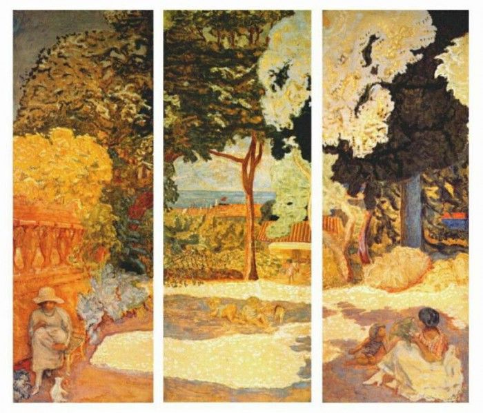 bonnard mediterranean i triptych 1911.  