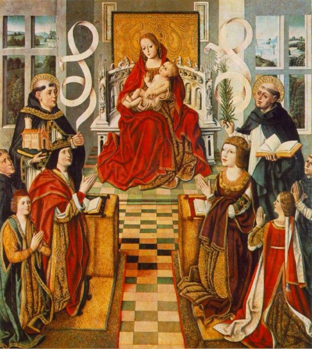 GALLEGO Fernando Madonna Of The Catholic Kings. , 