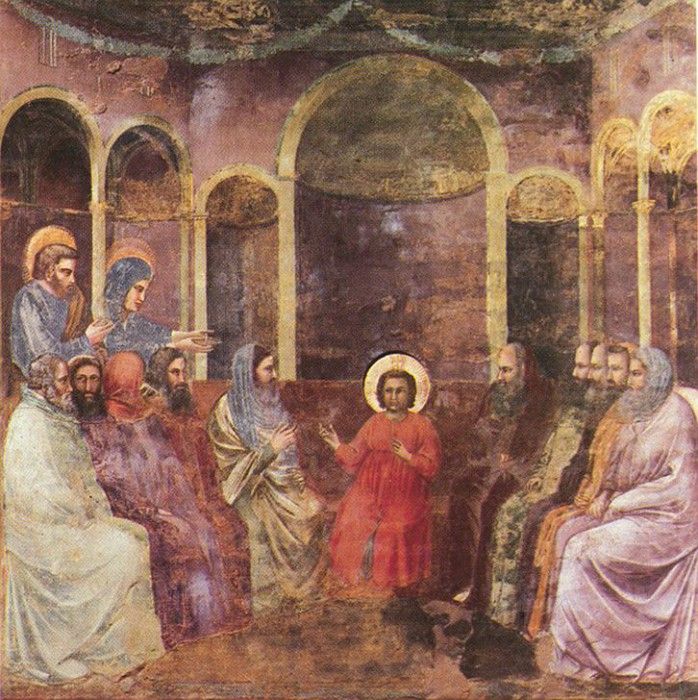 Giotto   Scrovegni   [22]   Christ among the Doctors.   