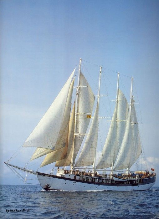 dk tall ships polynesia barquentine lyr 1939. 