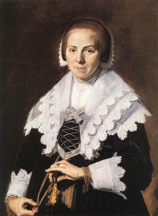 HALS Frans Portrait Of A Woman Holding A Fan. , 