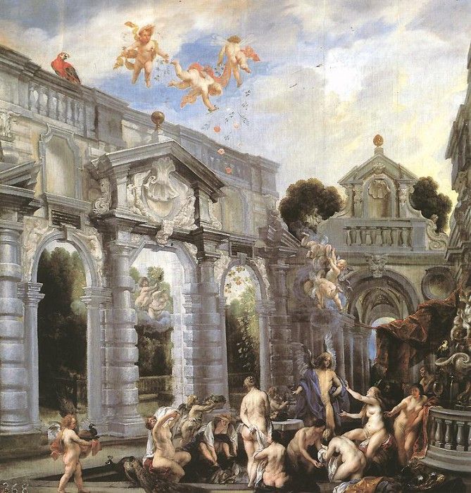 Nymphs at the Fountain of Love WGA. , 
