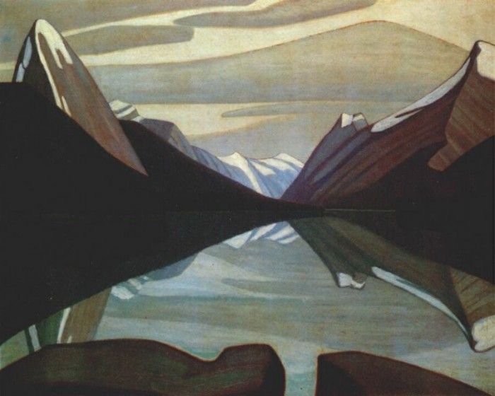 harris maligne lake, jasper park 1924. 