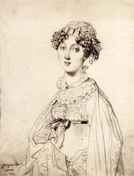 Ingres Lady William Henry Cavendish Bentinck born Lady Mary Acheson2. ,   