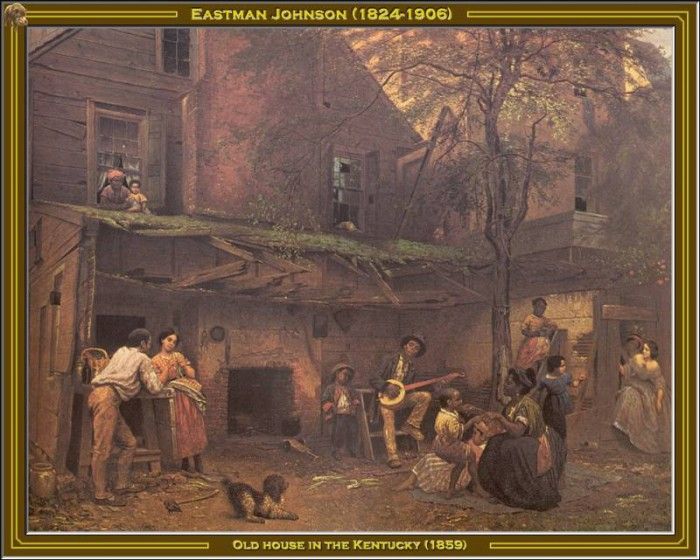 Eastman Johnson-Old House In The Kentucky(1859) Po Amp 038. ,  Killingworth