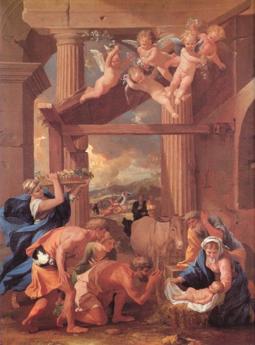 Poussin The Adoration of the Shepherds. , 