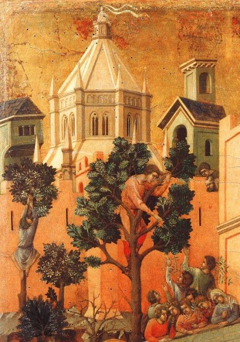 Duccio Entry Into Jerusalem, detail, Museo dellOpera del Du.   